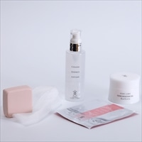 玉造温泉美肌研究所 姫ラボ 洗顔 保湿 スキンケアセット〔石鹸、化粧水、ゲル、パック、泡立てネット〕洗顔石鹸 化粧品