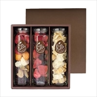 フルコレ フリーズドライ フルーツ 八角瓶 ギフトセット〔レインボー、MIX、パイン/マンゴー〕ドライフルーツ