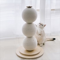 大川リビング 猫用爪とぎ キャットスクラッチャー〔サイズ:幅40×奥行40×高さ60cm〕猫の爪とぎ おしゃれ【沖縄県・離島 配送不可】