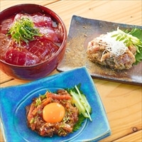 uoya まぐろ なめろう ユッケ 漬け 食べ比べセット〔鮪なめろう、鮪ユッケ、中トロ鮪漬け〕マグロ 冷凍 鮪