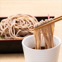 高嶺ルビー 信州赤蕎麦 ギフト〔(めん200g×1、つゆ45g×2)×3〕そば 半生 日本蕎麦［離島 配送不可］