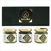 uoya マル六 佐藤水産 丸六の恵み 佃煮 食べ比べセット〔しらす佃煮(青唐辛子・生姜)、のり佃煮〕つくだに ご飯のお供