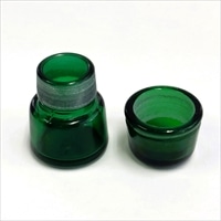 REGLAS 有帽瓶 小 蓋付きガラス瓶 ギフトセット〔(直径33×高さ48mm)×2個〕ガラス瓶 おしゃれ