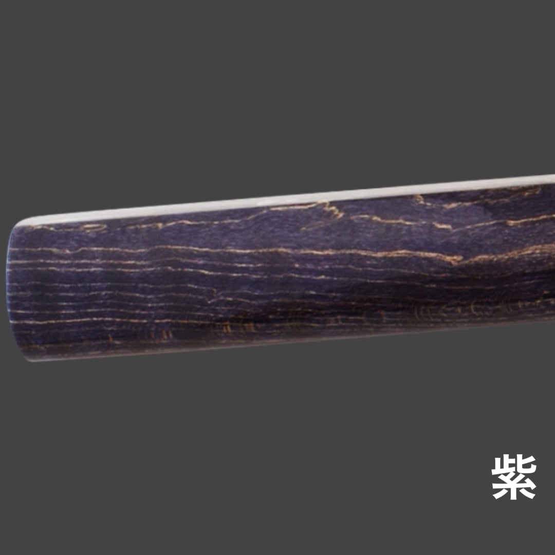 ダマスカス包丁 【 ブラック無心 TT 】 ペティ 大 赤