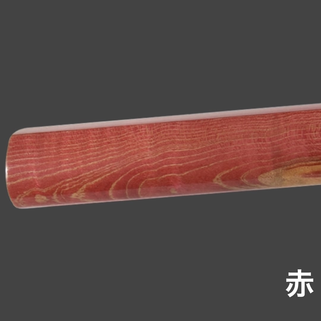 ダマスカス包丁 【 ブラック無心 TT 】 ペティ 大 赤