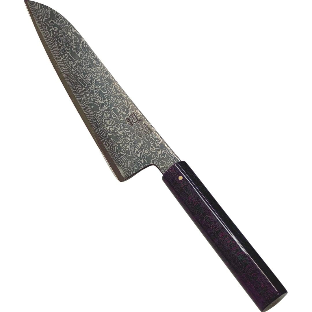 ダマスカス包丁 【 ブラック無心 TT 】 牛刀