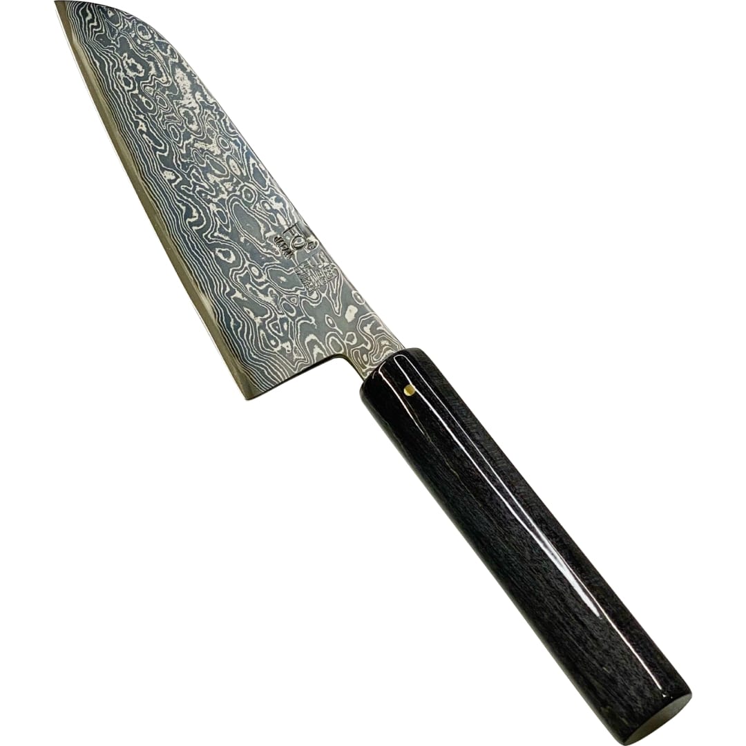 ダマスカス包丁 【 ブラック無心 TT 】 三徳