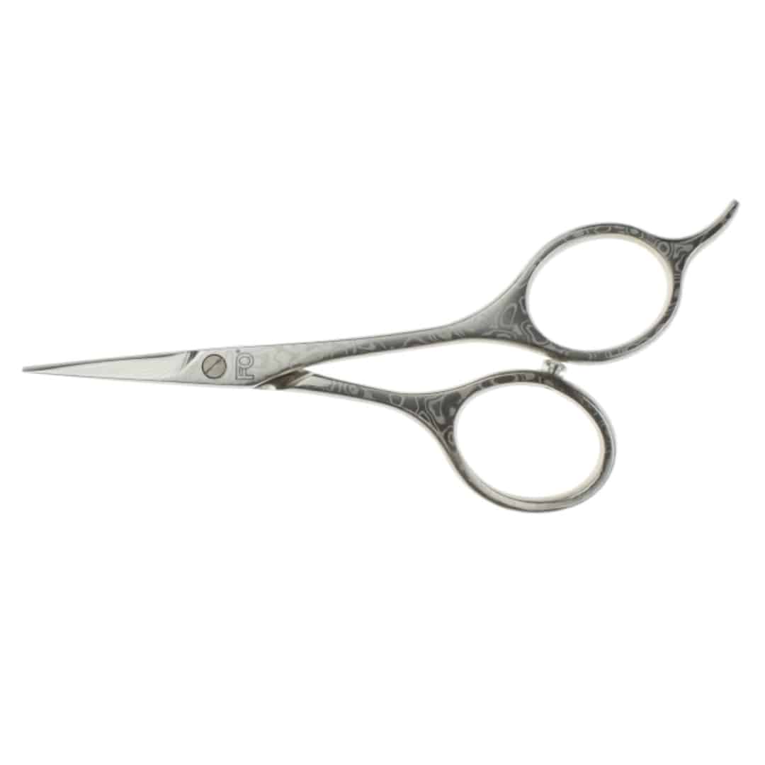 ダマスカス小ばさみ カーブハンドル(先細)