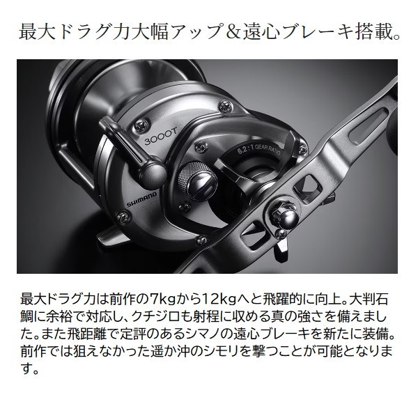 SHIMANO スピードマスター石鯛4000T - リール