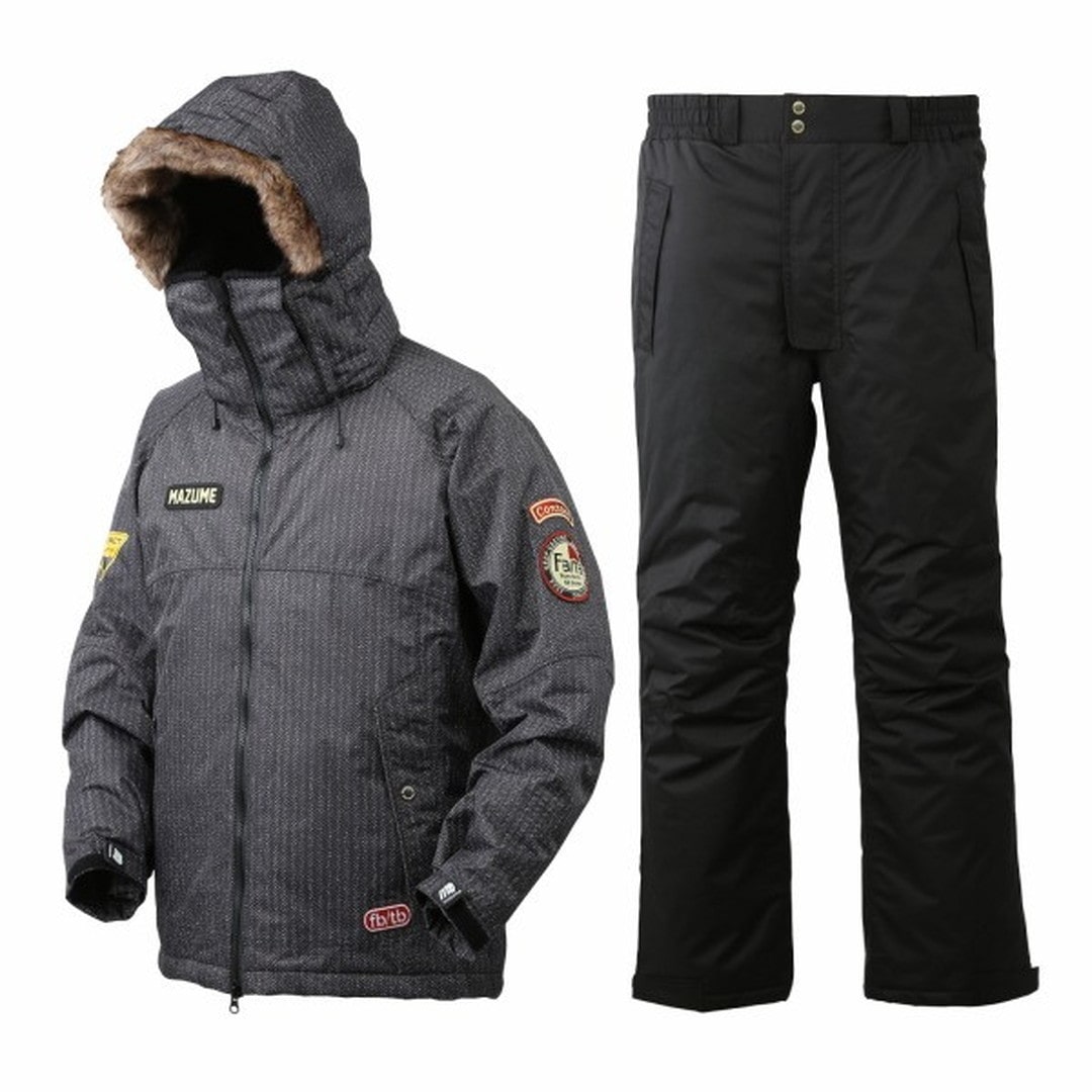 予約品) マズメ 防寒服アウター CONTACT ALL WEATHER SUIT ブラック