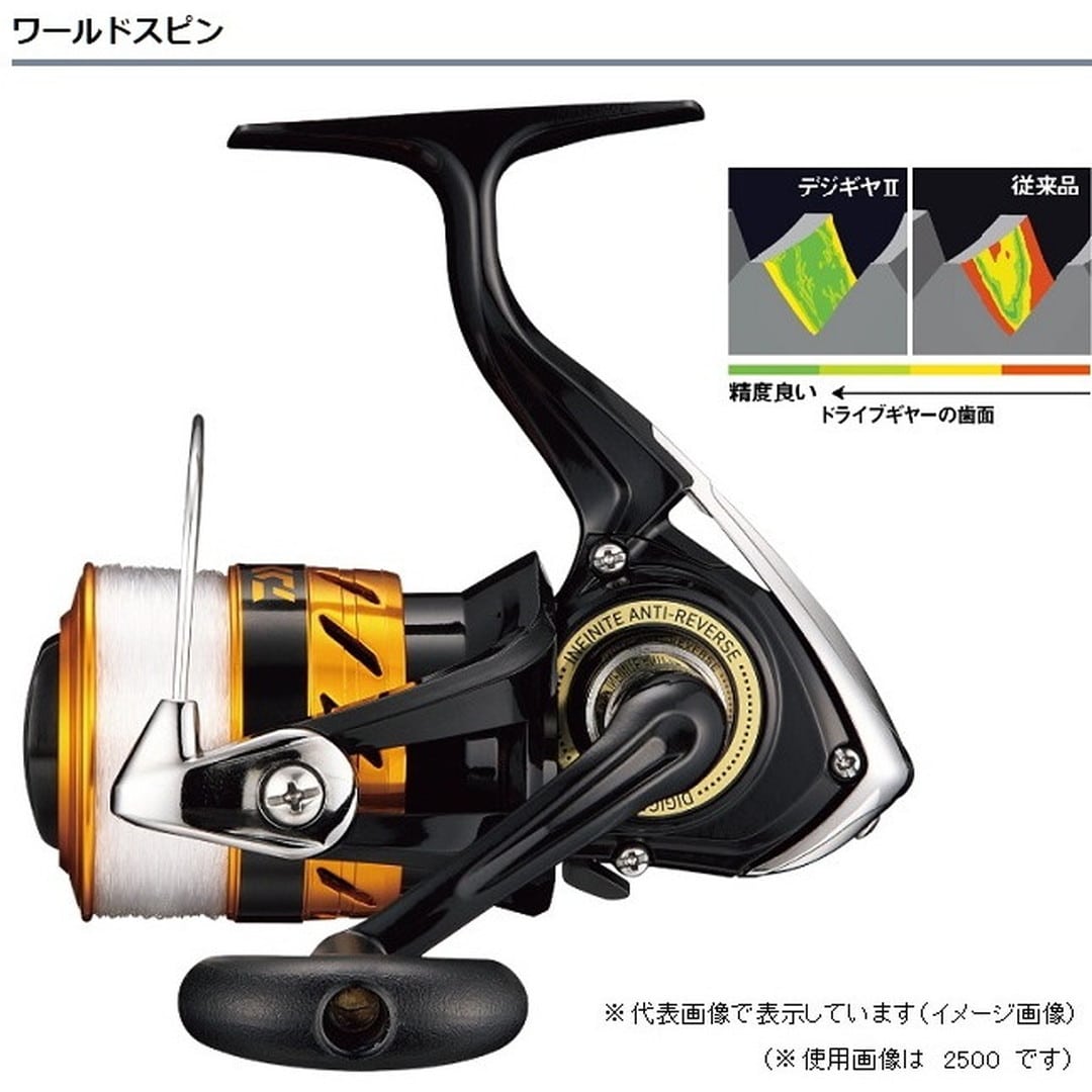 ダイワ(Daiwa) リール 17 ワールドスピン 2000 スピニングリール 糸付きスピニングリール