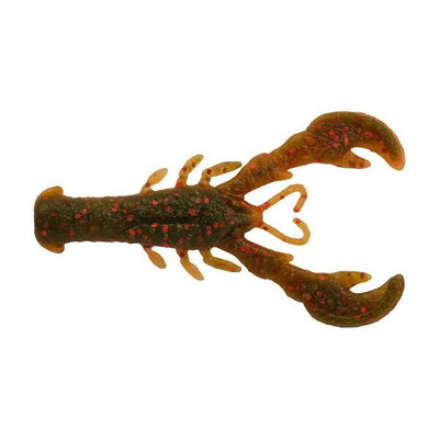 バークレイ ワーム リルスーパートゥルーパー 2.5インチ ウォーターメロンコパーオレンジレッド