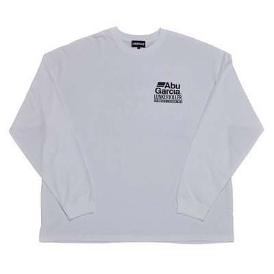 アブガルシア ウェア Abu x ランカーキラー ビッグロングスリーブT ホワイト XL