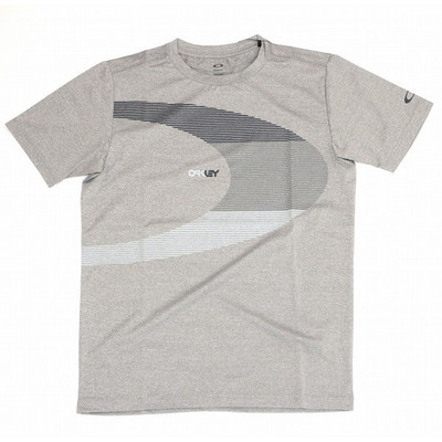 オークリー ラッシュ BIG O Tシャツ 9.0 22K(Light Heather Gray) S ウェア