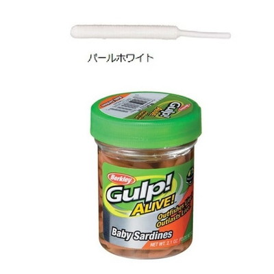 バークレイ(Berkley) ガルプ! アライブ! ベビーサーディン2インチ パールホワイト
