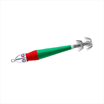 デュエル 鉛スッテ四ツ目 20号(75g) フラッシュレッドグリーン