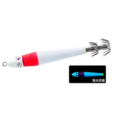 デュエル スッテ 鉛スッテ四ツ目 30号(114g) BLRH ブルー夜光レッドヘッド