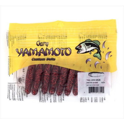 スミス ワーム ゲーリー イモグラブ 50 009 RED W/LG RED FLAKE