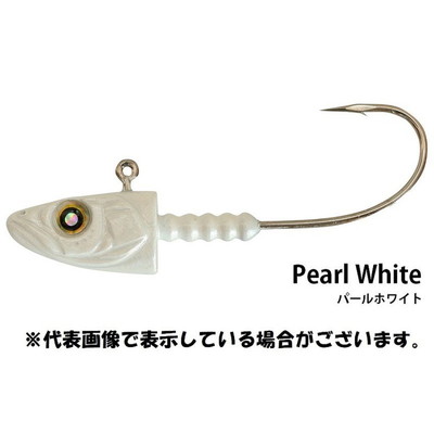 ニシネルアーワークス スメルトヘッド 5/8oz with 2/0 hook-Pearl White (パールホワイト)