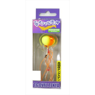 エコギア TGオーバルテンヤ 10号 TG10オレンジマット テンヤ