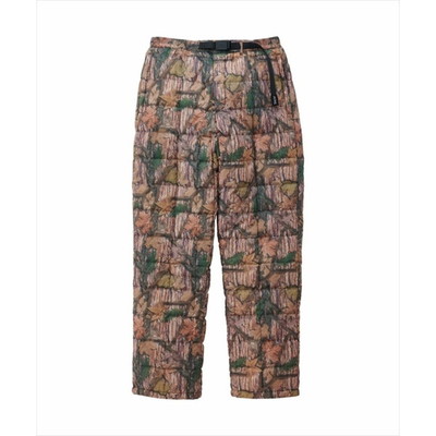 グラミチ 防寒服アウター Gramicci×TAION コラボ ダウンパンツ リーフカモ L