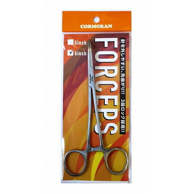 コーモラン フォーセップカーブ 6inch シルバー