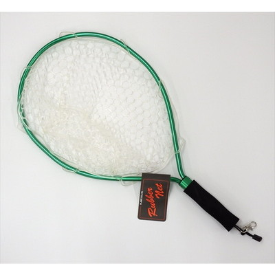 コーモラン ランディングネット ラバーラケットネット II グリーン/クリアー