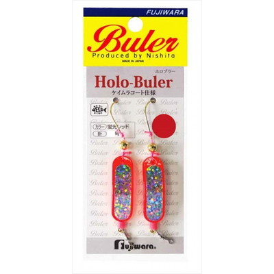 フジワラ ホロブラー 10g 蛍光レッド ブラクリ