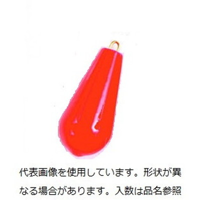 フジワラ カラーシンカー ナス 15号 蛍光 オモリ