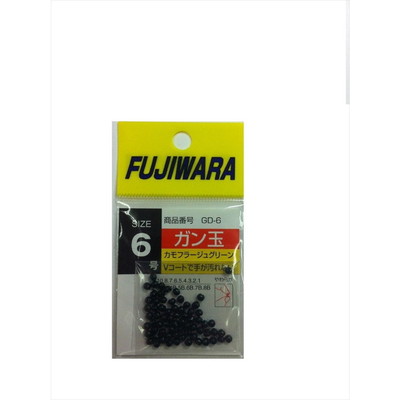 フジワラ　フジワラ　ガン玉　カモフラージュグリーン　６ オモリ