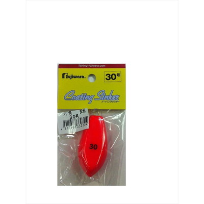 フジワラ 蛍光ビニール 六角 30号 オモリ