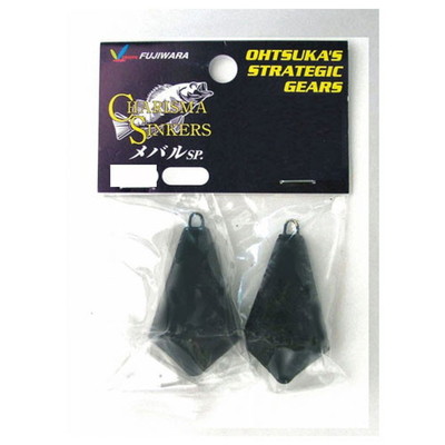 フジワラ メバルSP 15号(マッドブラック) オモリ