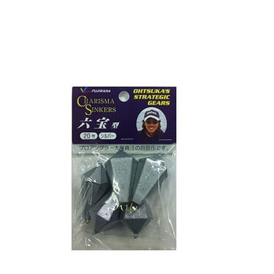 フジワラ　カリスマ六宝型　２０号　シルバー オモリ