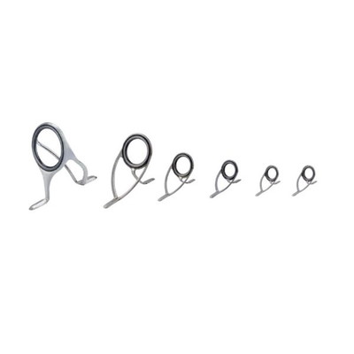 富士工業 ガイド T-RVSG406 チタンフレーム SiCガイドセット オフショアキャスティングセット(マグロ・GT・ヒラマサ)