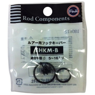 富士工業 KOGYO) ルアー用フックキーパー ブラック EHKM-B