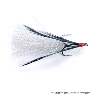 メガバス TEASER HOOK #1 ブラック トリプルフック