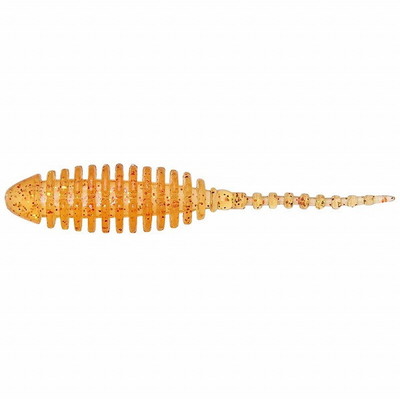 メガバス Dr.CHORO(ドクターチョロ) 1.5inch クリアオレンジ/レッド&ゴールドフレーク ワーム