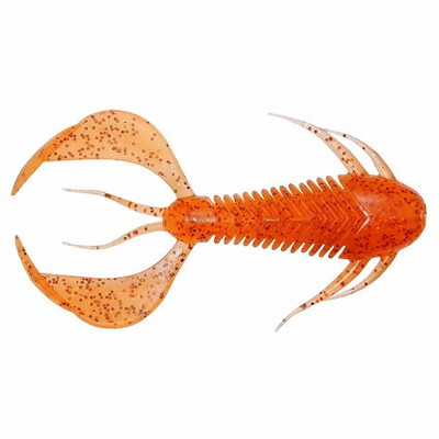 メガバス ROCK HOG(ロックホッグ) 2inch クリアオレンジ/レインボーフレーク ワーム