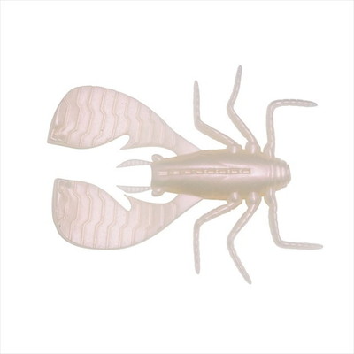 メガバス ワーム FUWABUG(フワバグ) 1.8インチ パールホワイト ワーム