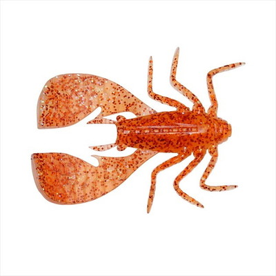 メガバス ワーム FUWABUG(フワバグ) 2.5インチ クリアオレンジ/レインボーフレーク ワーム