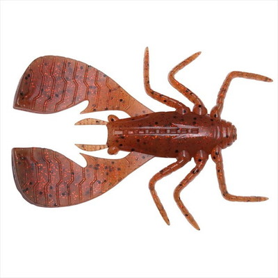 メガバス ワーム FUWABUG(フワバグ) 3.8インチ エビミソレッドフレーク ワーム