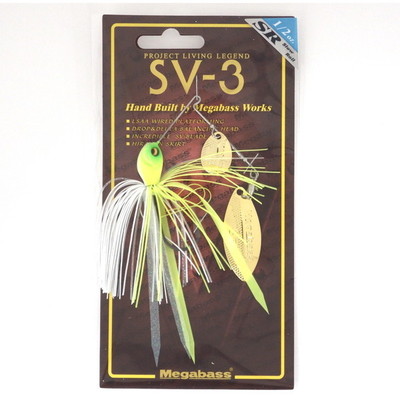 メガバス スピナーベイト バズベイト SV-3 (1/2oz SR) (SP-C) マットチャート