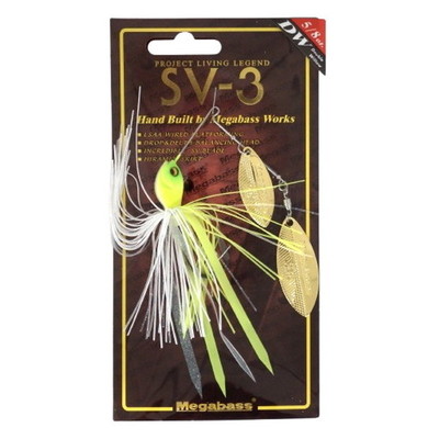 メガバス スピナーベイト バズベイト SV-3 (5/8oz DW) (SP-C) マットチャート