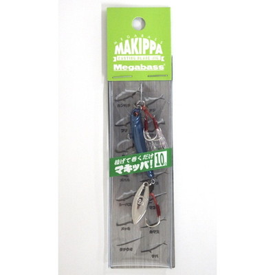 メガバス メタルジグ マキッパ 10g (SP-C) フルメタルディープブルー