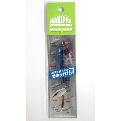 メガバス メタルジグ マキッパ 20g (SP-C) フルメタルディープブルー
