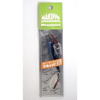 メガバス メタルジグ マキッパ 30g (SP-C) フルメタルディープブルー