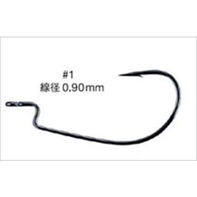バリバス ワームフック オフセットマスター ヘビークラス #1