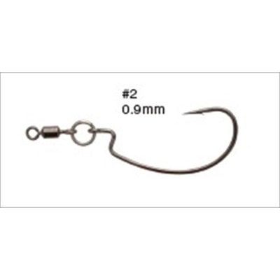 バリバス ワームフック リングオフセット #2