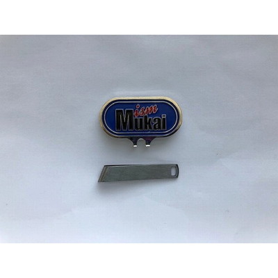 ムカイ マグネットクリップ付キラインカッター ブルー