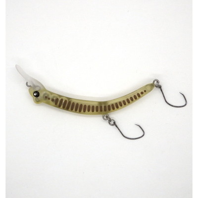 ムカイ トラウトプラグ バックストローク55S BGL10 透過オリーブ